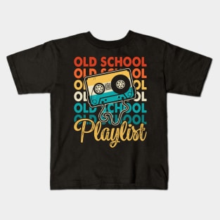 Old School Playlist T shirt For Women Kids T-Shirt